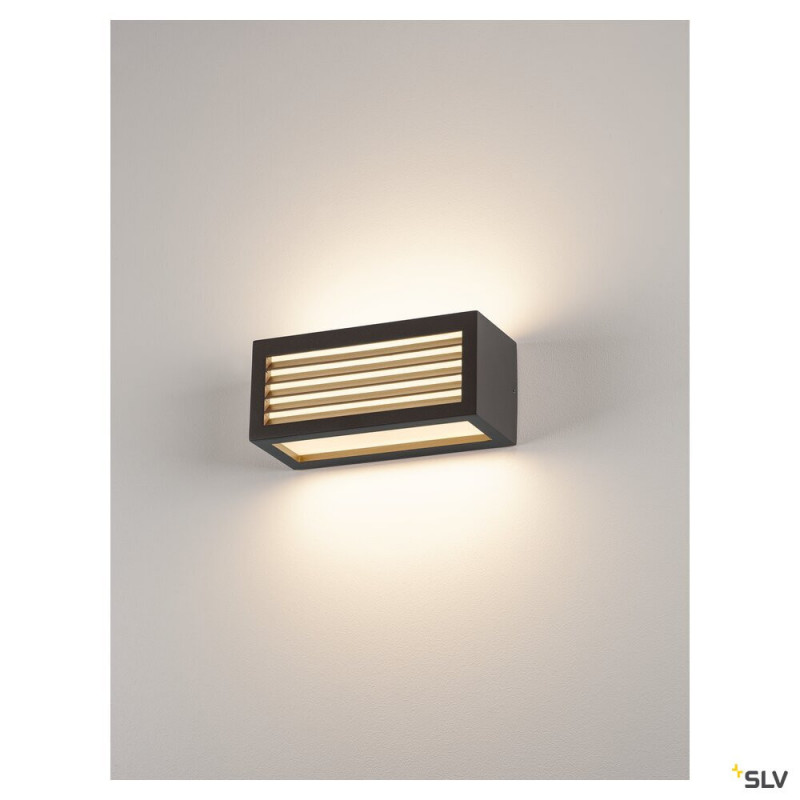 Appliques et plafonniers BOX-L applique extérieure anthracite LED 19W 3000K IP54 - SLV