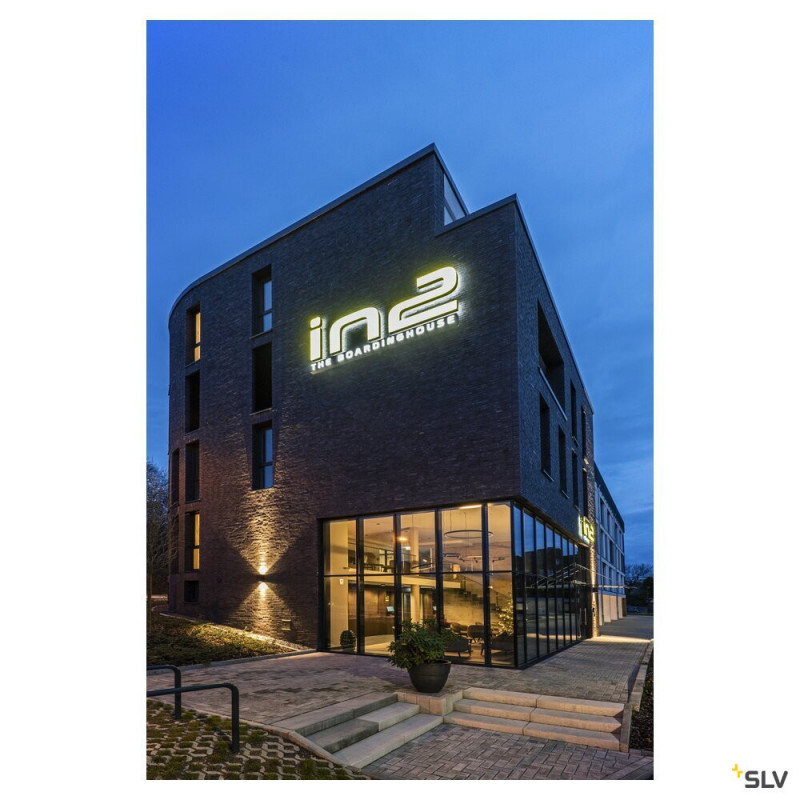 Appliques et plafonniers BIG THEO FLOOD applique extérieure anthracite 42W 3000K - SLV