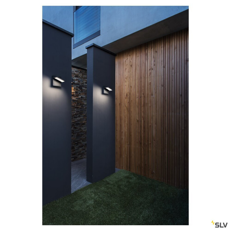 Appliques et plafonniers ABRIDOR applique extérieure 14W 3000K/4000K Anthracite - SLV