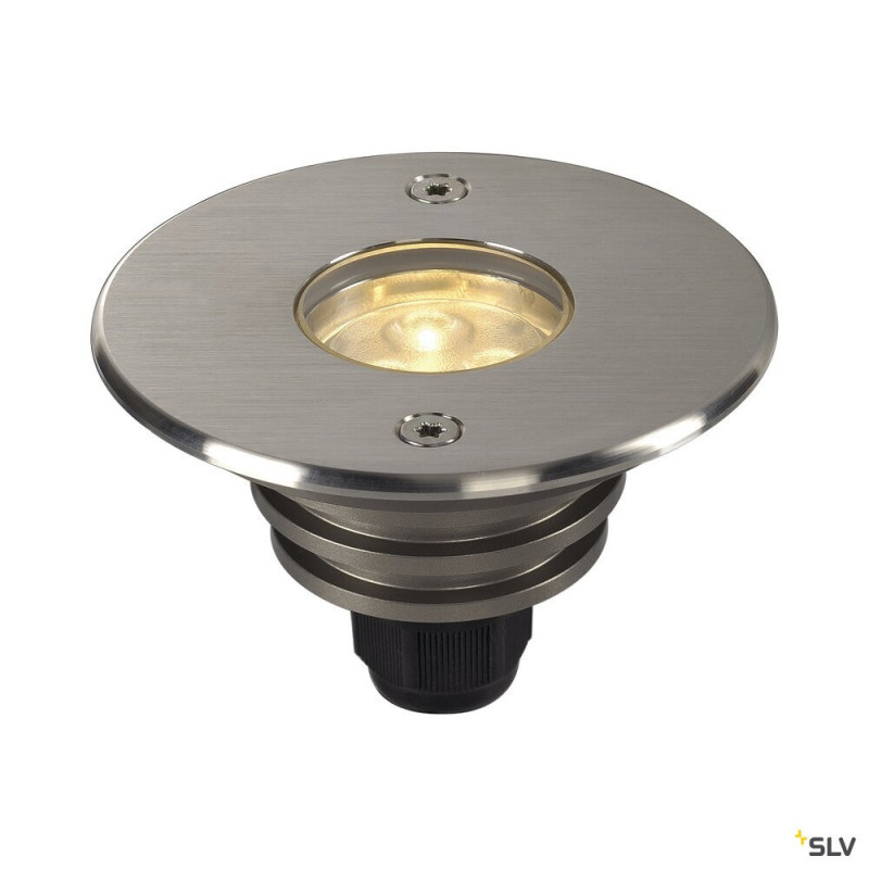 Spots et encastrés DASAR 920 LV encastré rond LED Inox 316 3000K IP67 - SLV