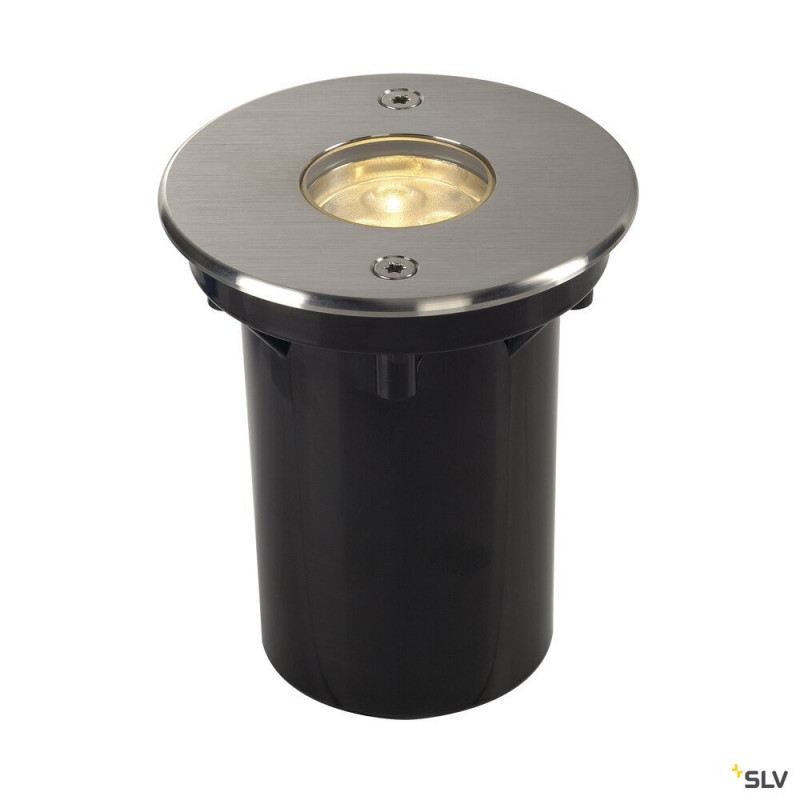 Spots et encastrés DASAR 920 LV encastré rond LED Inox 316 3000K IP67 - SLV
