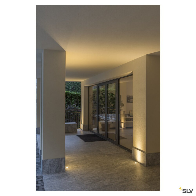 Spots et encastrés DASAR 920 LV encastré rond LED Inox 316 3000K IP67 - SLV