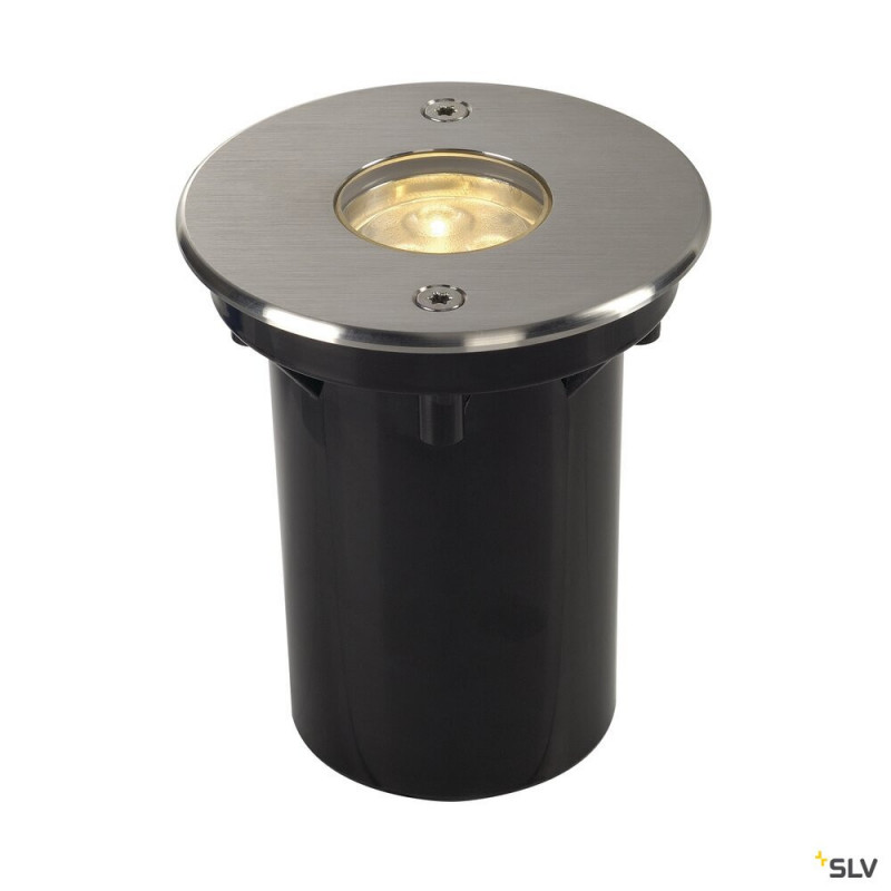 Spots et encastrés DASAR 920 encastré rond LED 230V collerette inox 316 55W 3000K IP67 - SLV