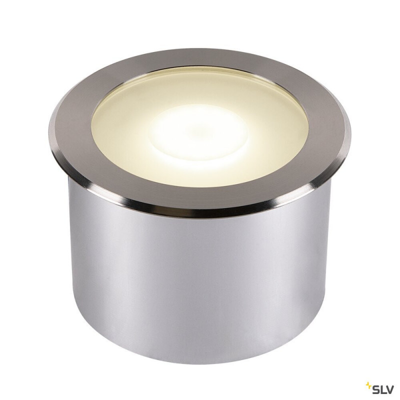 Eclairage extérieur DASAR FLAT 120 encastré de sol LED IP65/IP67 inox 304 - SLV
