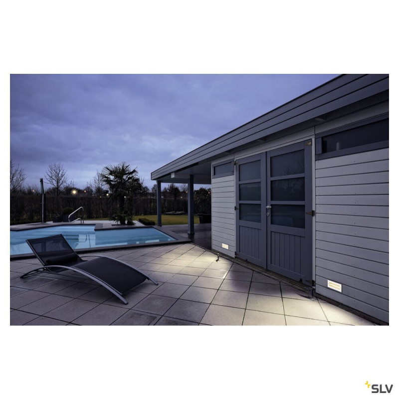 Spots encastrés BRICK symétrique 11W 3000K 230V IP67 - SLV