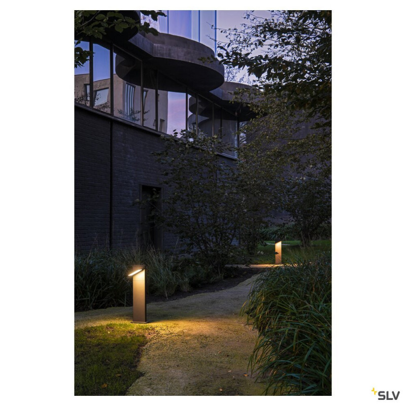 Bornes et potelets ABRIDOR 60 borne extérieure anthracite 14W 3000K/4000K - SLV