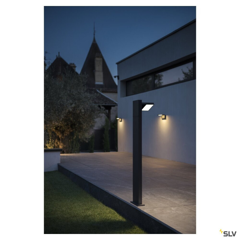 Bornes et potelets ABRIDOR 100 borne extérieure anthracite 14W 3000K/4000K - SLV