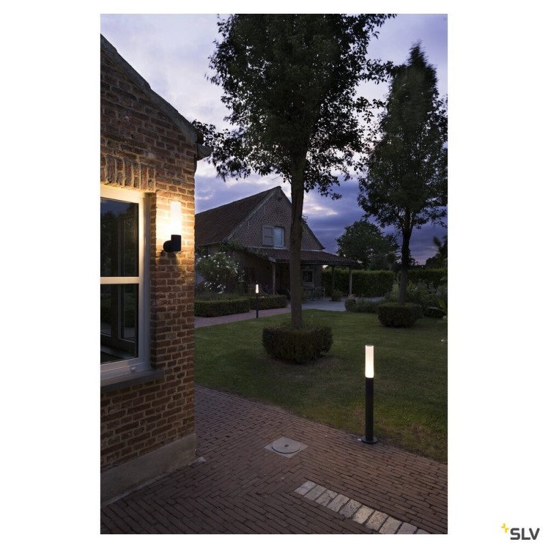 Bornes et potelets APONI 120 borne extérieure anthracite LED 8W 3000K - SLV