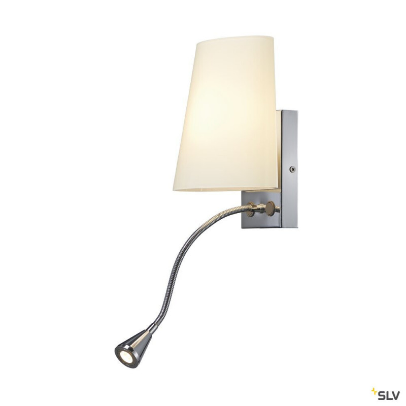 Applique COUPA FLEX applique chrome verre satiné 1xG9 max. 40W LED - SLV