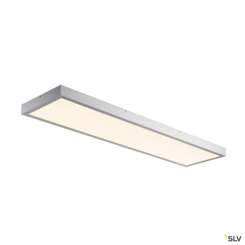 Plafonnier PANEL plafonnier en saillie gris LED 45W 1200x300mm - SLV