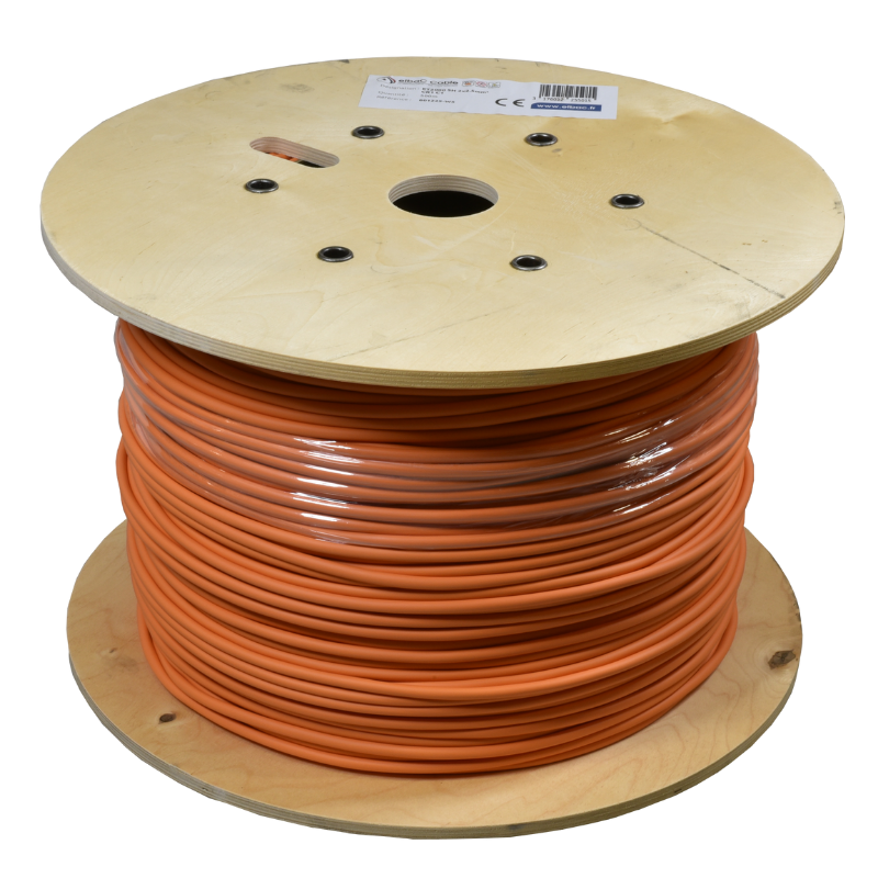 Datacom / Fibre optique CR1 C1 ET2000 SH 2x2.5mm² Bobine bois 500 M - 601225W5 - ELBAC