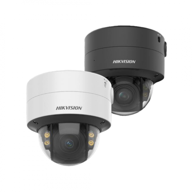 Caméras de surveillance ColorVu Caméra réseau dôme motorisée 4MP Blanc - HIK VISION