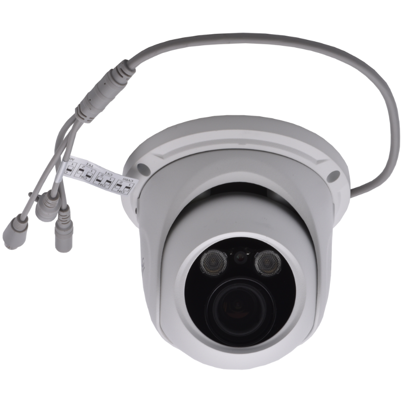 Caméras de surveillance Caméra boule AHD/CVI/TVI/PAL 2MPX AF2.8- 12MM Boite 1 PC - VABA32-B0 - ELBAC
