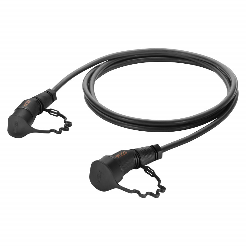 Câbles de recharge électrique Câble de recharge 5m T2-T2 32A lisse pour borne monophasée - GEWISS