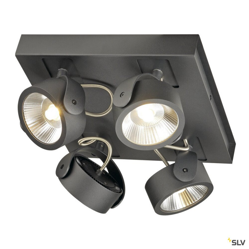 Applique KALU applique/plafonnier quadruple LED 60W 3000K 60° - SLV