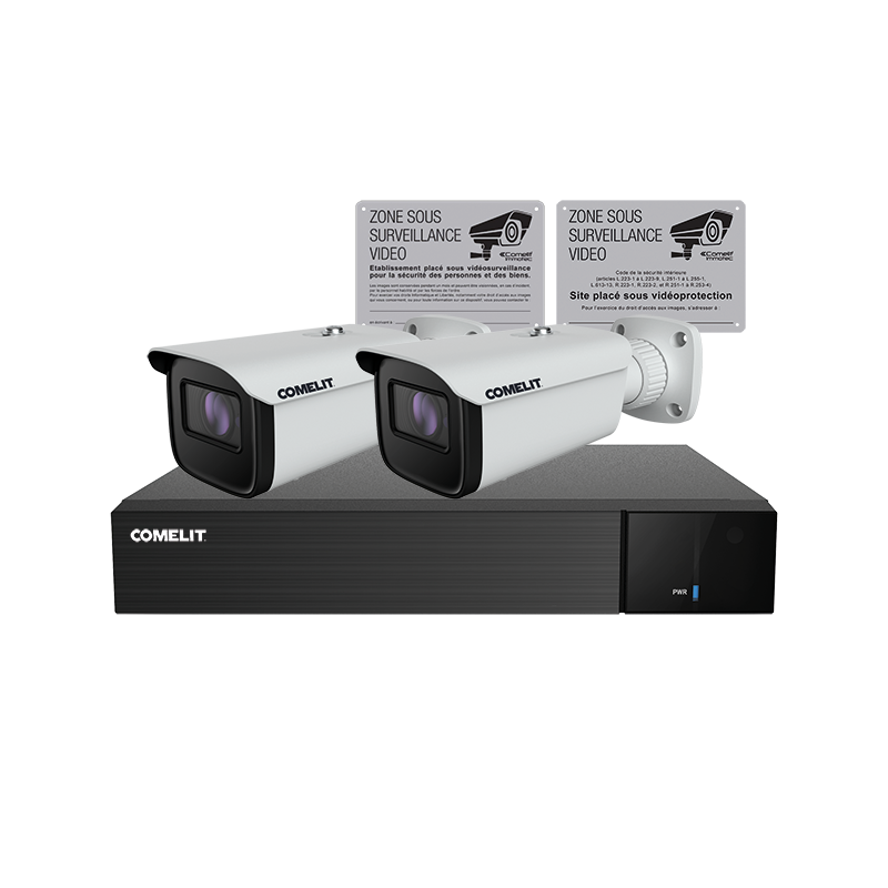 Kit vidéosurveillance Kit Vidéosurveillace 1 Enregistreur + 2 Caméras IP - COMELIT