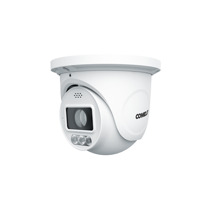 Caméras IP Caméra IP Turret 4MP focale fixe 2,8mm avec LEDs dissuasives - COMELIT