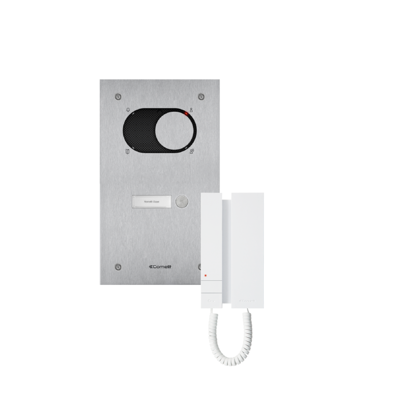 Kit portier audio Kit Audio Platine Switch + Combiné Audio - COMELIT