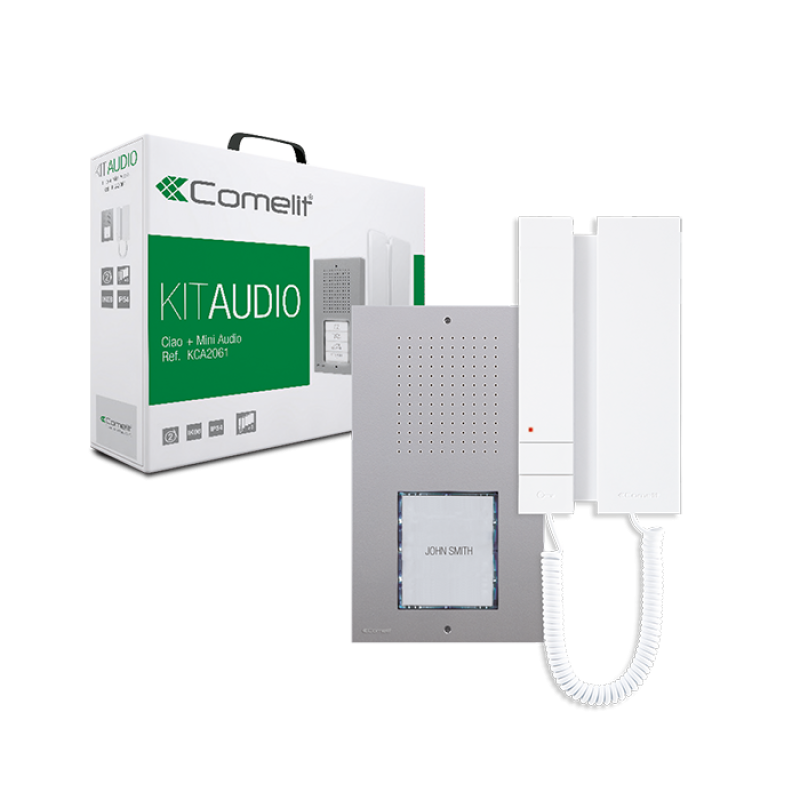 Kit portier audio Kit Interphone Ciao + combiné Mini - COMELIT
