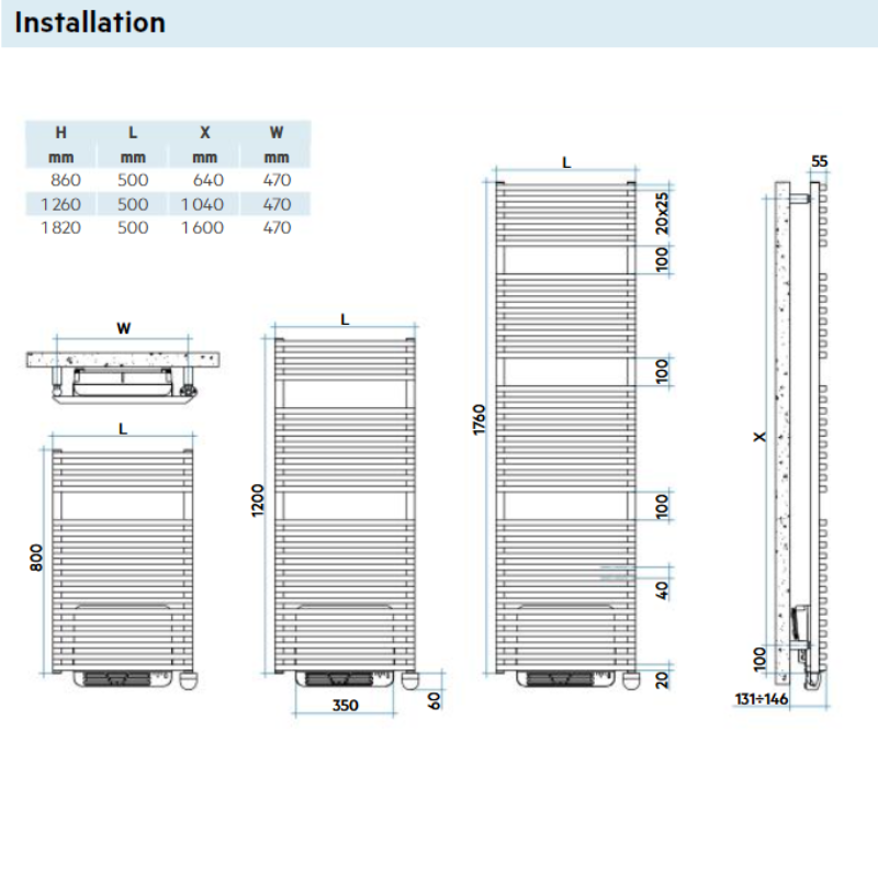 Sèche-serviettes électrique NET BOOSTER Sèche-serviettes électrique - IRSAP