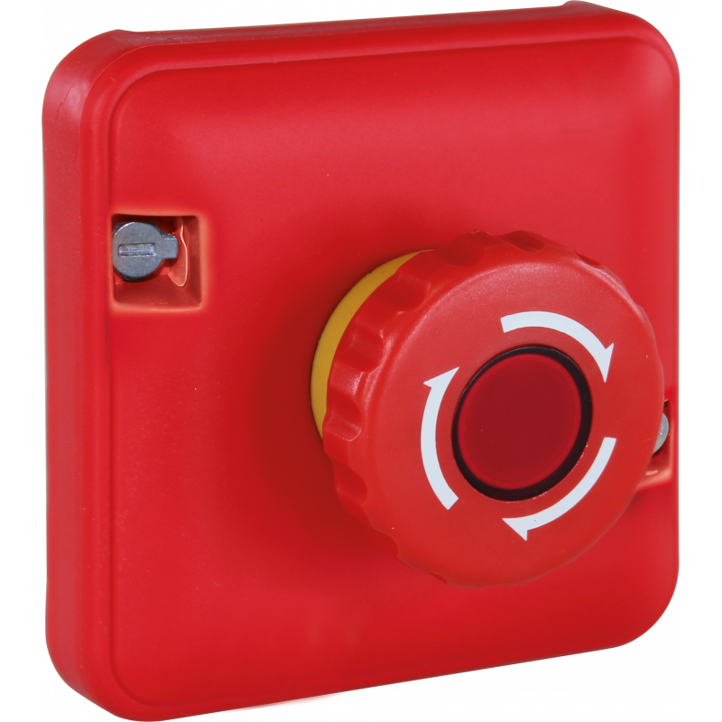 Appareillage étanche OXXO Mécanisme composable d'arret d'urgence 1/4 tour jaune/rouge étanche IP55 - EUROHM