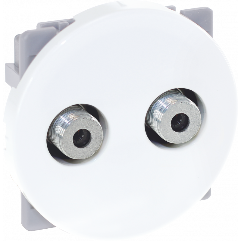 Mécanismes COMETE Double prise TV multi-service type F - EUROHM