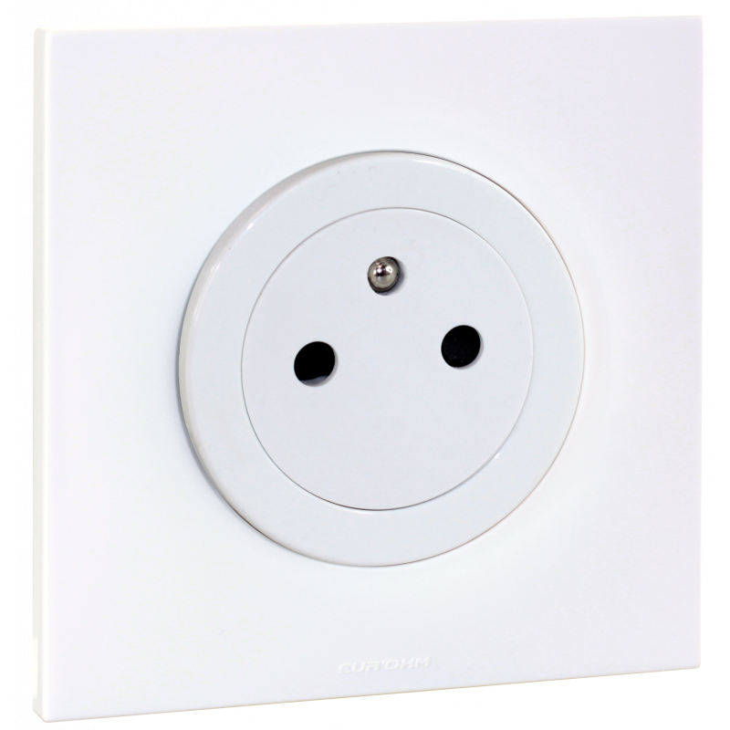 Tout-en-un SQUARE Prise affleurante 2P+T complet - EUROHM