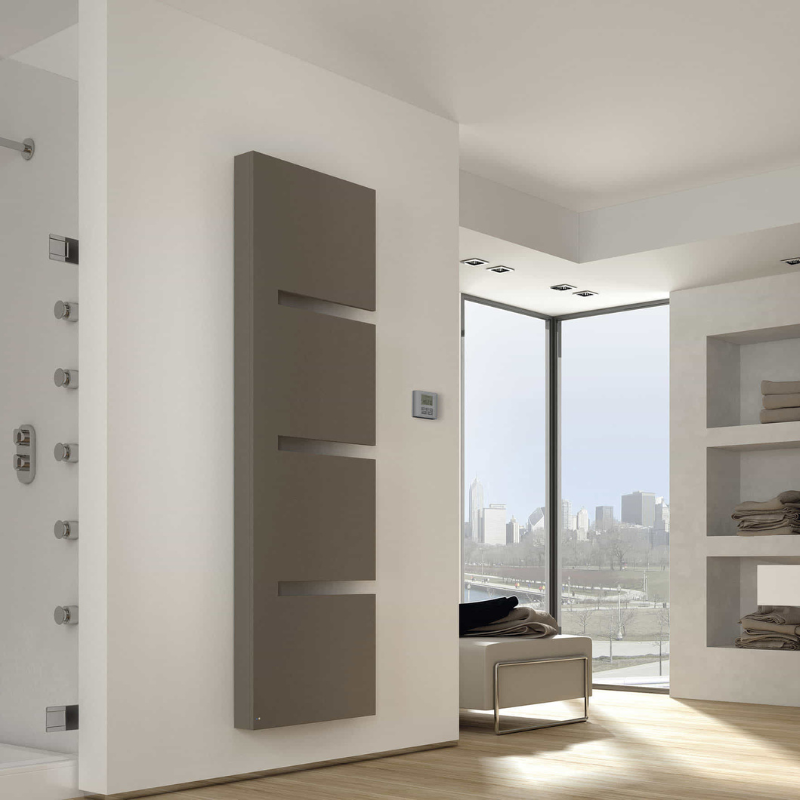 Sèche-serviettes électrique SEQUENZE Radiateur sèche-serviettes design électrique - Finitions brillantes - IRSAP