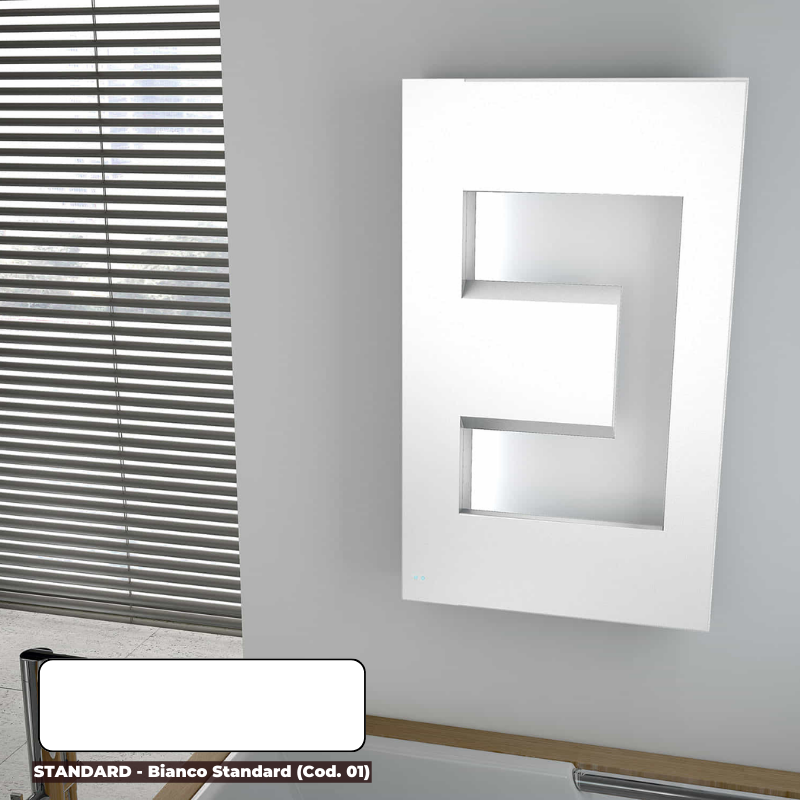 Sèche-serviettes électrique DEDALO LED Radiateur sèche-serviettes design électrique - Finitions brillantes - IRSAP