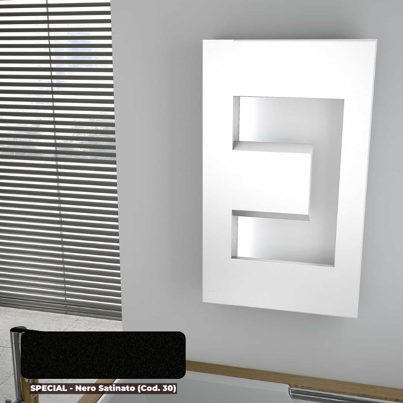 Sèche-serviettes électrique DEDALO LED Radiateur sèche-serviettes design électrique - Finitions texturées - IRSAP