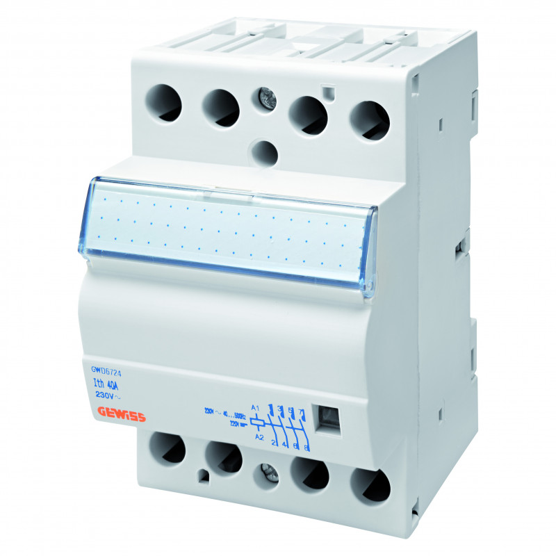 Contacteurs Contacteur CTR modulaire 40A 2NO 230V - GEWISS