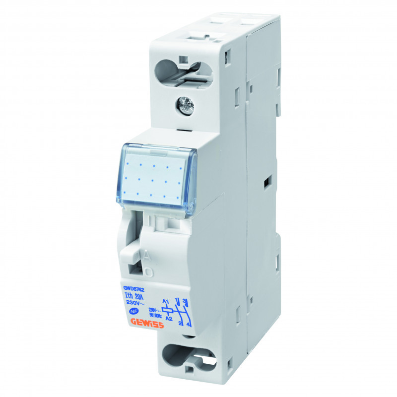 Contacteurs Contacteur CTRM modulaire 20A 2NF 230V 1 module - GEWISS