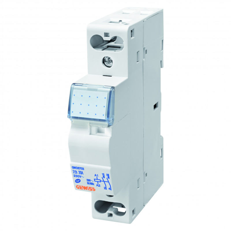 Contacteurs Contacteur CTR modulaire 20A 1NO 230V 1 module - GEWISS