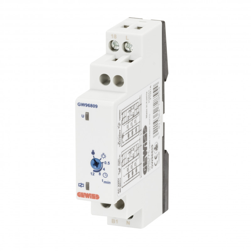 Interrupteurs et minuteries Minuterie modulaire 16A 230V - GEWISS