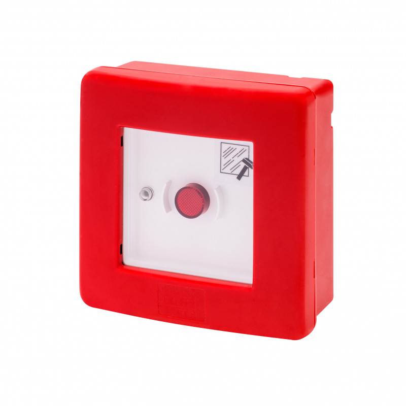 Tableau électrique Coffret étanche de secours avec bouton lumineux + 2 contacts (1NO+1NF) IP55 - GEWISS