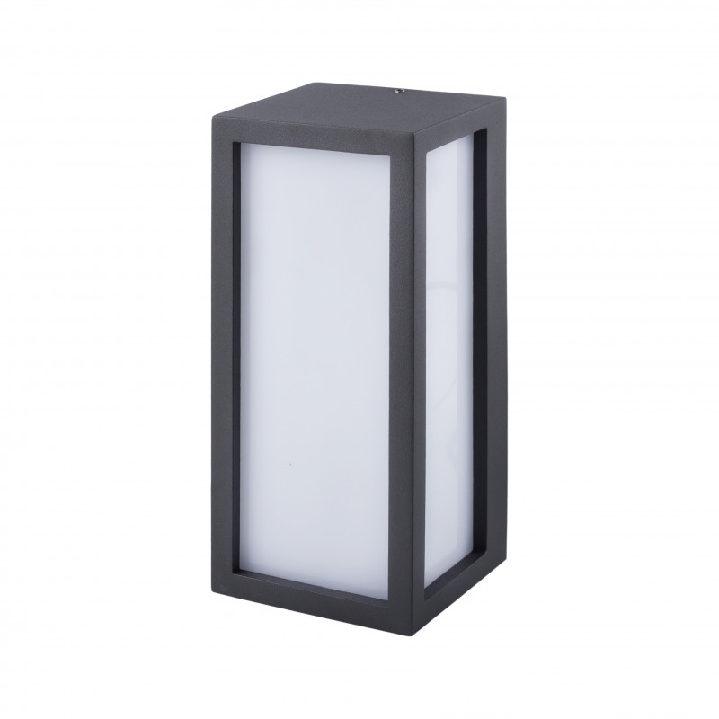 Appliques et plafonniers Applique murale extérieure diffuseur opalin 3000K Anthracite - LANTERN - INDIGO