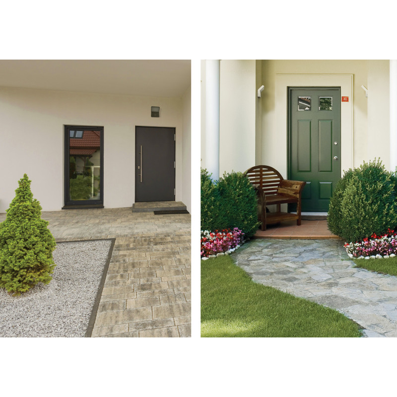 Appliques et plafonniers Applique murale extérieure à détecteur de mouvement HF 120° max. 8m - LUXI 175 SENSOR - INDIGO