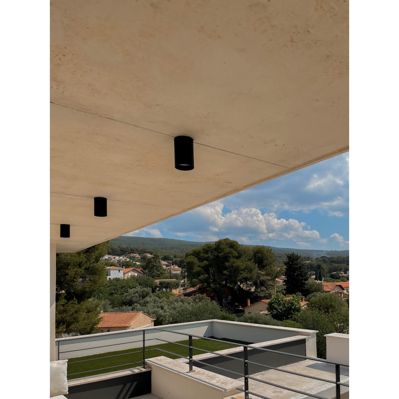 Appliques et plafonniers Plafonnier extérieur diffuseur verre 2700K-3000K-4000K - LUZ 1 - INDIGO