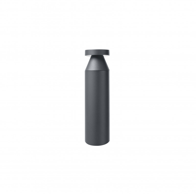 Bornes et potelets Borne ronde extérieure avec diffuseur en verre satiné 2700-3000-4000K - SLIM - INDIGO