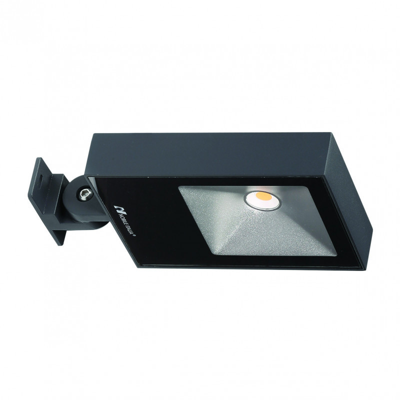 Projecteurs Projecteur extérieur avec diffuseur en verre sérigraphié noir 3000K - RAYPRO 14 - INDIGO
