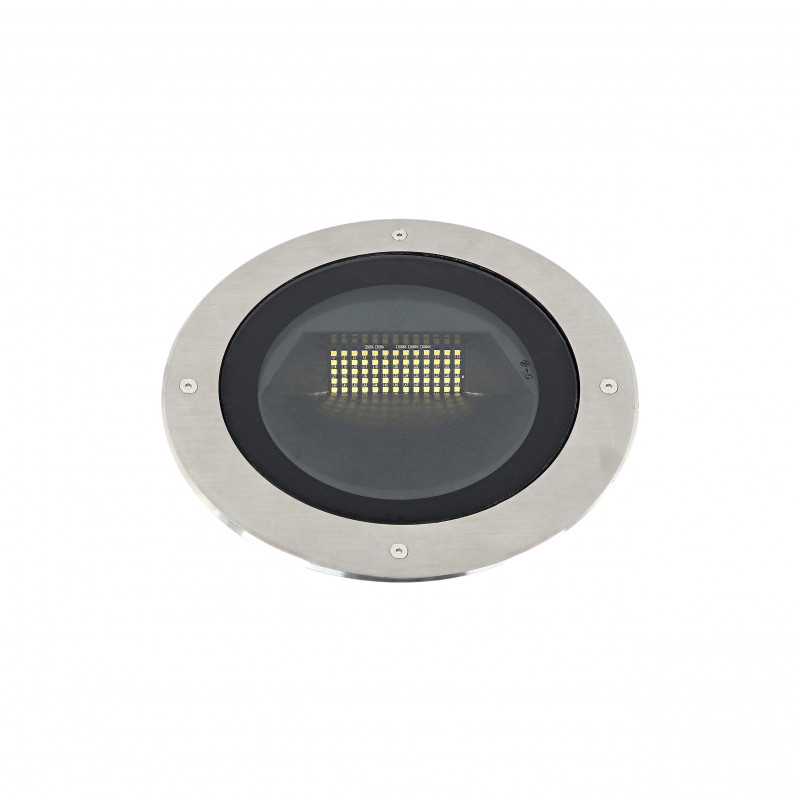 Spots et encastrés Spot extérieur encastré de sol rond Wall Washer carrossable 3000K Acier inoxydable - BIG RODI A - INDIGO