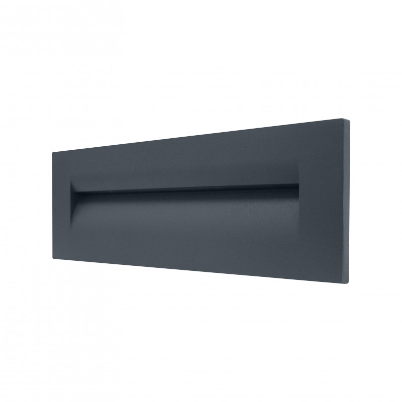 Spots et encastrés Encastré mural extérieur rectangulaire pour balisage 4000K Anthracite - DEVI - INDIGO