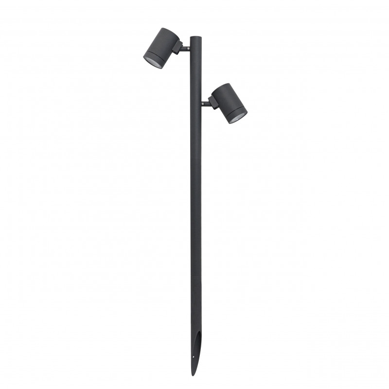Spots et encastrés Spot d'accentuation extérieur 90,5cm avec piquet à enterrer 3000K Anthracite - GUNZY P - INDIGO