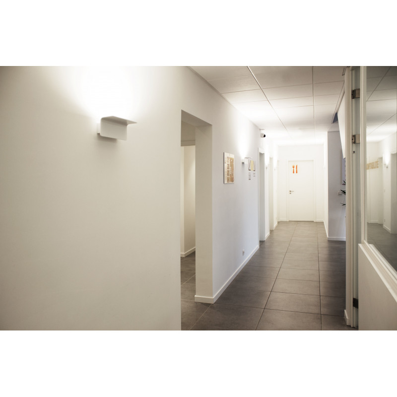 Applique Applique murale décorative 3000K 1950Lm Blanc mat - MALTA 1 - INDIGO