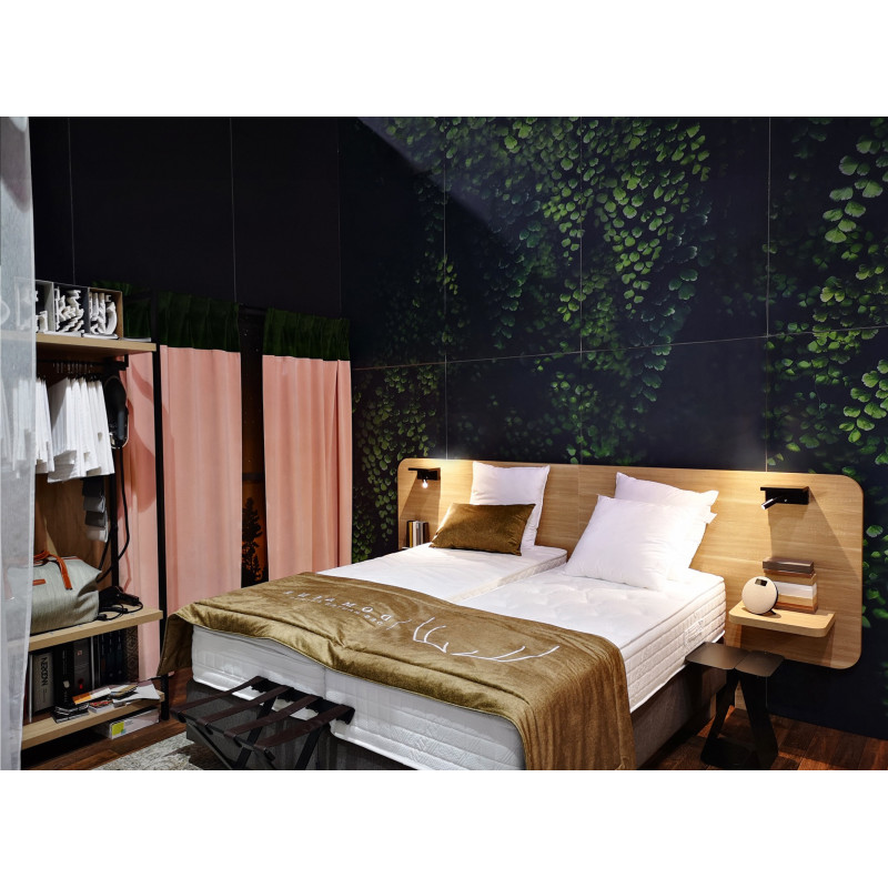 Applique Applique murale décorative avec interrupteur et deux prises USB 3000K Blanc mat - MILO 2 - INDIGO