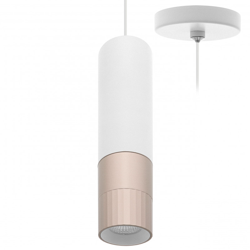 Suspensions Suspension décorative câble blanc réglable 2m, 2700-3000-4000K - AUREA P - INDIGO