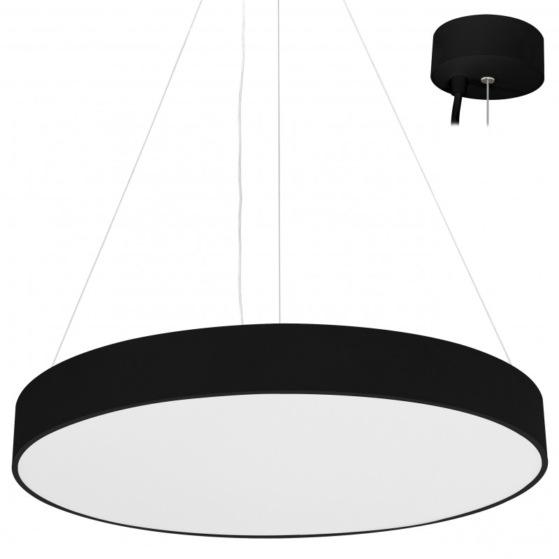 Suspensions Suspension ronde DALI avec diffuseur PS prismatique 2700-3000-4000K - CAPRI R 3 P - INDIGO