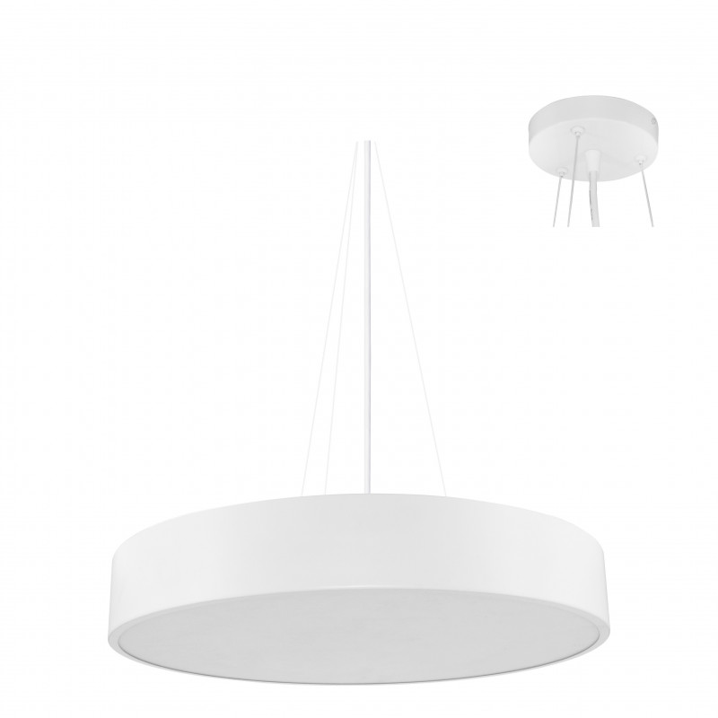 Suspensions Suspension ronde diffuseur opalin 2700-3000-4000K - JUNE P - INDIGO