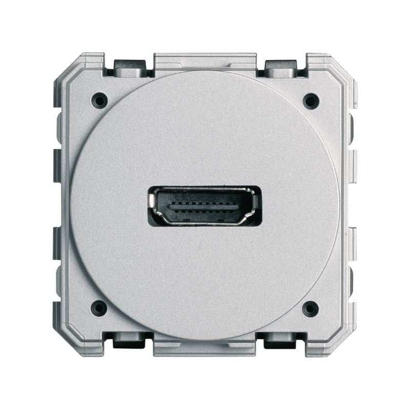 Mécanismes GALLERY Prise HDMI bornier à vis 2 modules - HAGER