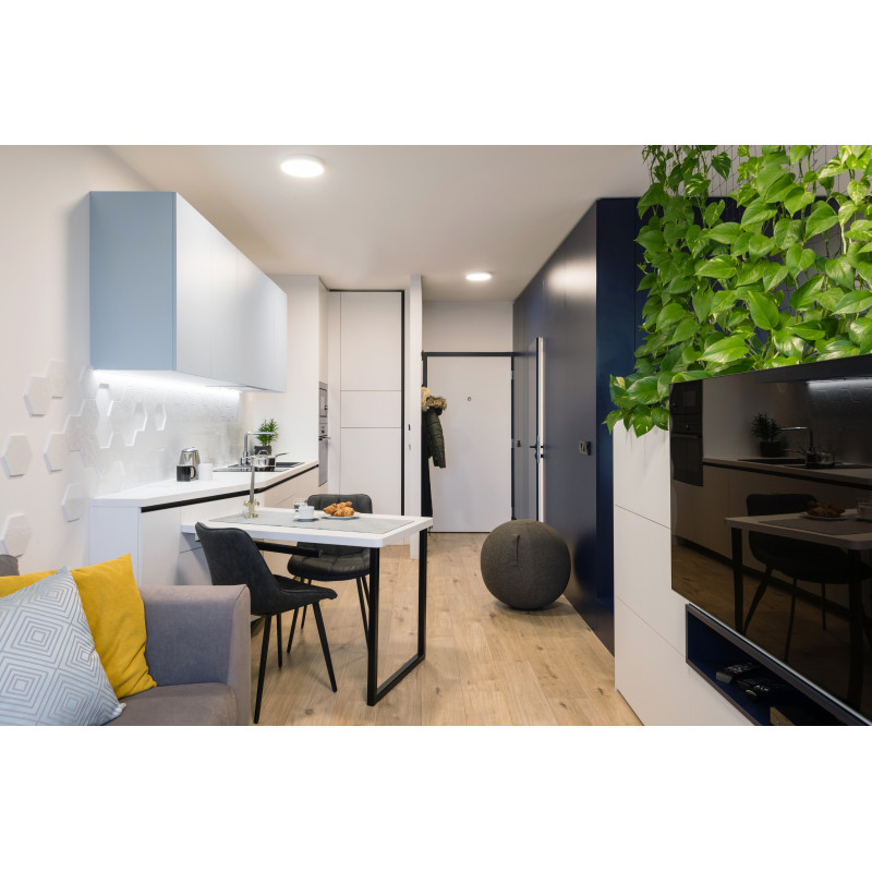 Plafonnier Plafonnier extra-plat rond Blanc mat - TIPO 1 C - INDIGO